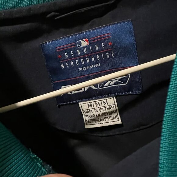 Vintage Reebok Seattle Mariners Windbreaker Pullover- M - Picture 4 of 5